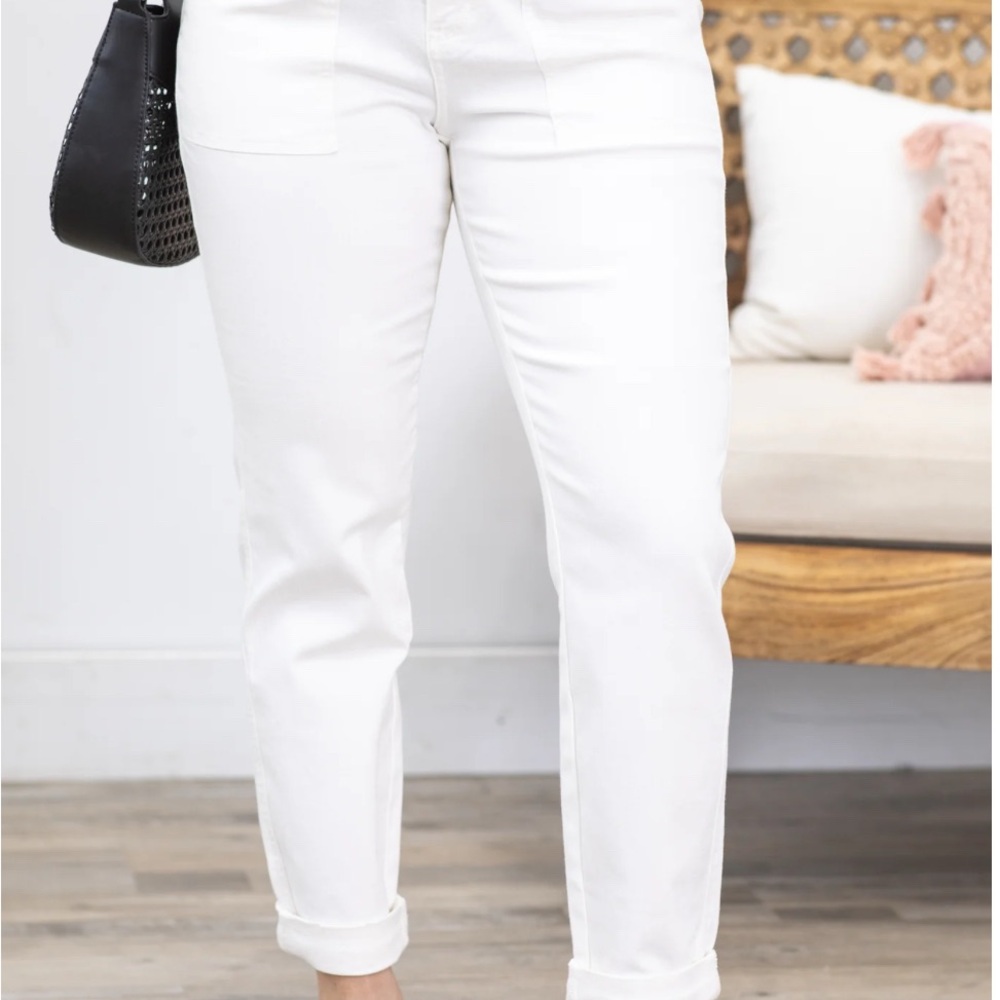 Judy Blue White Skinny Jeans